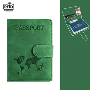 محفظة جلدية أنيقة — حماية RFID وتصميم عملي