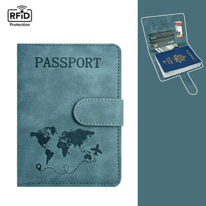 محفظة جلدية أنيقة — حماية RFID وتصميم عملي
