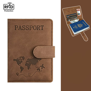 محفظة جلدية أنيقة — حماية RFID وتصميم عملي