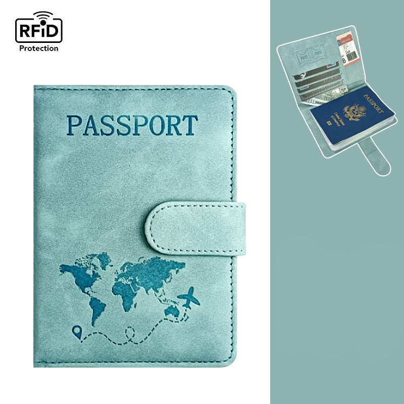محفظة جلدية أنيقة — حماية RFID وتصميم عملي