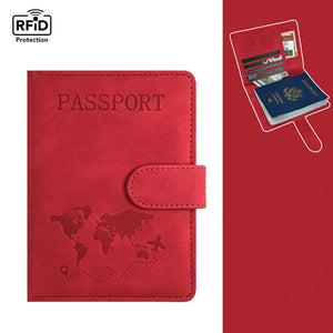 محفظة جلدية أنيقة — حماية RFID وتصميم عملي