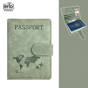 محفظة جلدية أنيقة — حماية RFID وتصميم عملي